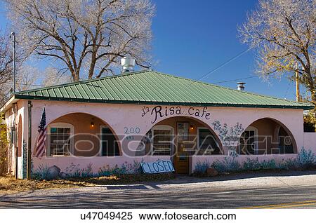 la risa cafe ribera new mexico nm favorite val View Large Photo Image Stock Photography - la risa cafe ribera new mexico nm favorite val. Fotosearch