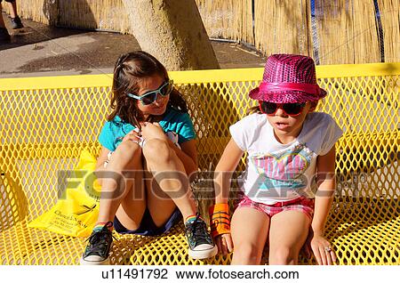 little child kid girl friends in cute dress big View Large Photo Image Stock Image - little child kid girl friends in cute dress big. Fotosearch