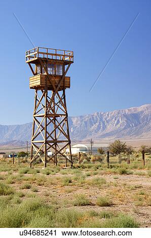 Stock Image -  manzanar national historic site internment camp. Fotosearch