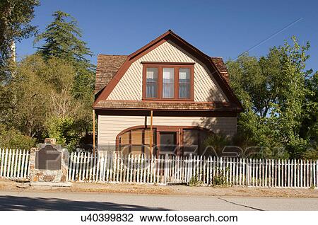 Stock Image -  mary austin house winnedumah california ca. Fotosearch