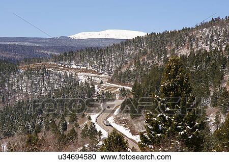 mora new mexico nm overlook in winter snow View Large Photo Image Stock Image - mora new mexico nm overlook in winter snow. Fotosearch