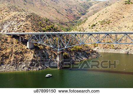 Stock Image -  mores creek bridge highway 21 idaho id adventure. Fotosearch