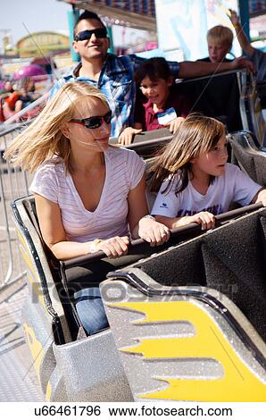 mother and daughter on ride caucasian white View Large Photo Image Stock Photograph - mother and daughter on ride caucasian white. Fotosearch
