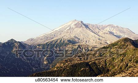 Picture -  mount mt. mt st helens ranger station active. Fotosearch