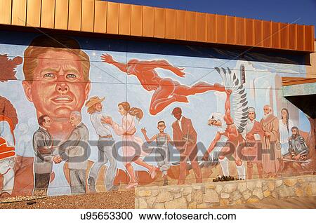 Stock Image -  mural chamizal national park memorial el paso tx. Fotosearch