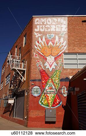Stock Photo -  mural el paso texas tx spanish passage county. Fotosearch