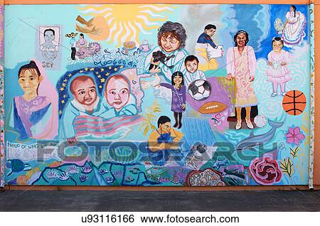 Stock Photograph -  mural point arena california ca pt proud art. Fotosearch