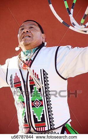 Picture -  native american indian hoop dancer powwow powwaw. Fotosearch