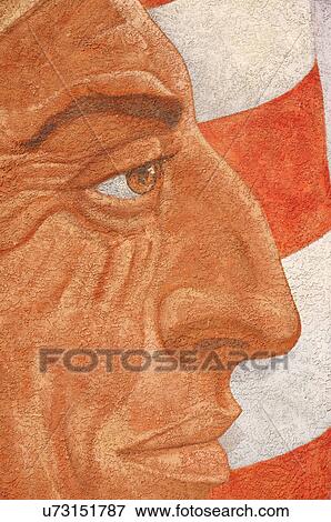 Stock Photo -  native american senior citizen aged man male eye. Fotosearch