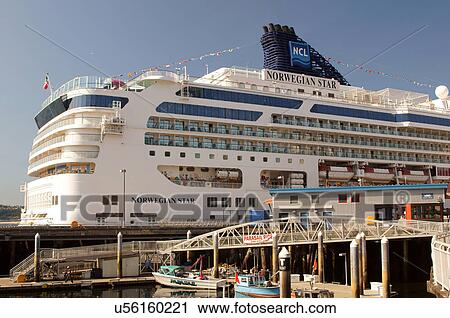 norwegian star cruise ship seattle washington wa View Large Photo Image Stock Image - norwegian star cruise ship seattle washington wa. Fotosearch