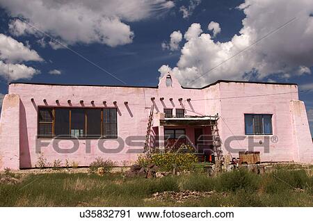 old pink tres piedras new mexico nm highway 64 View Large Photo Image Stock Image - old pink tres piedras new mexico nm highway 64. Fotosearch