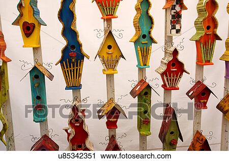 ornate bird house houses kooky santa fe new nm View Large Photo Image Stock Image - ornate bird house houses kooky santa fe new nm. Fotosearch