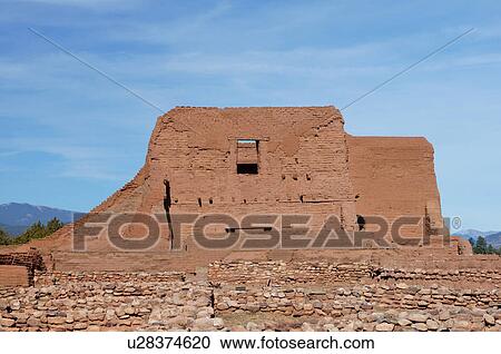 pecos national monument new mexico nm ruins View Large Photo Image Stock Image - pecos national monument new mexico nm ruins. Fotosearch