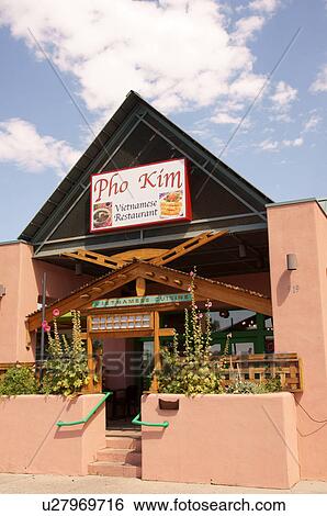 Stock Photograph -  pho kim vietnamese restaurant santa fe nm cafe. Fotosearch