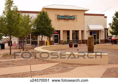 Stock Image -  plaza cafe southside restaurant santa fe nm six. Fotosearch