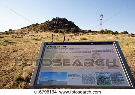 Picture -  point rocks place of rest springer new mexico nm. Fotosearch