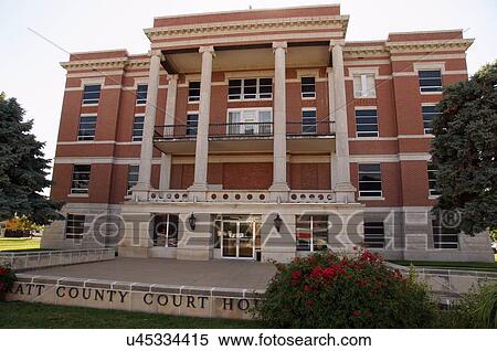 Stock Photography -  pratt county courthouse kansas ks seat building. Fotosearch
