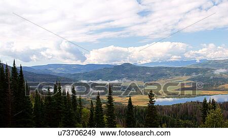 Stock Photo -  rabbit ears pass colorado co routt national 40e. Fotosearch