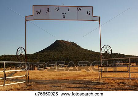 ranch gate waving new mexico nm suicide hill View Large Photo Image Stock Photography - ranch gate waving new mexico nm suicide hill. Fotosearch