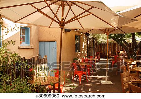 Stock Image -  restaurant cafe santa fe nm 22nd twenty second. Fotosearch