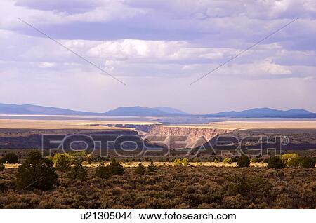 rio grande del norte gorge taos new mexico nm View Large Photo Image Picture - rio grande del norte gorge taos new mexico nm. Fotosearch