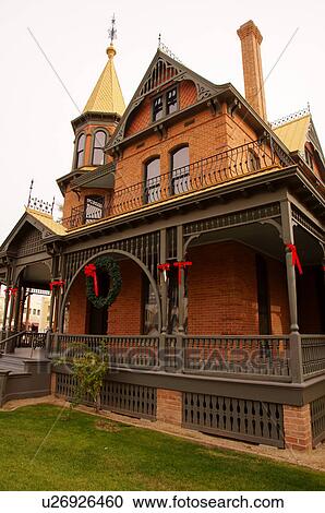 Stock Image -  rossen house historical heritage square phoenix. Fotosearch