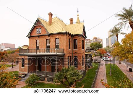 Stock Photo -  rossen house historical heritage square phoenix. Fotosearch