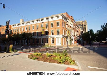 Picture -  route 66 abraham lincoln herndon il law office. Fotosearch
