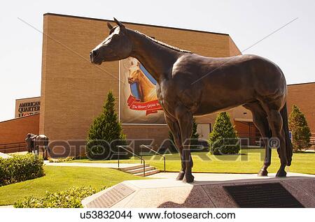 Picture -  route 66 amarillo american quarter horse hall. Fotosearch