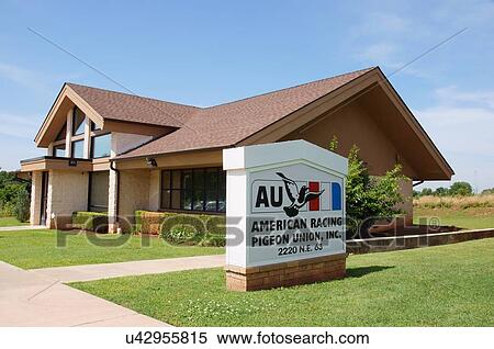 Stock Photography -  route 66 american pigeon racing union world sign. Fotosearch
