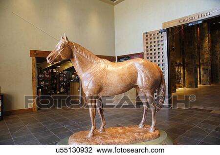 Stock Image -  route 66 american quarter horse amarillo tx hof. Fotosearch