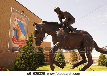 Stock Photography -  route 66 american quarter horse amarillo texas. Fotosearch