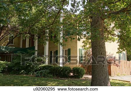 Stock Photography -  route 66 bissell mansion saint st. st louis mo. Fotosearch