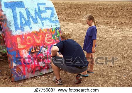 route 66 cadillac ranch amarillo tx stanley View Large Photo Image Stock Photo - route 66 cadillac ranch amarillo tx stanley. Fotosearch