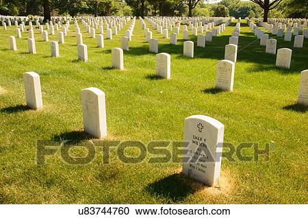 Stock Image -  route 66 camp butler national cemetary monument. Fotosearch