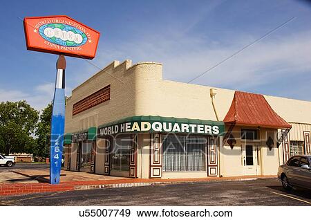Stock Photo -  route 66 china painters museum oklahoma city ok. Fotosearch