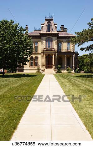 route 66 david davis mansion il state historical View Large Photo Image Stock Photography - route 66 david davis mansion il state historical. Fotosearch