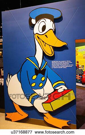 route 66 donald duck graphic history center city View Large Photo Image Stock Photo - route 66 donald duck graphic history center city. Fotosearch