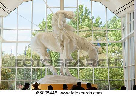 Stock Photography -  route 66 end trail cowboy hall fame oklahoma ok. Fotosearch
