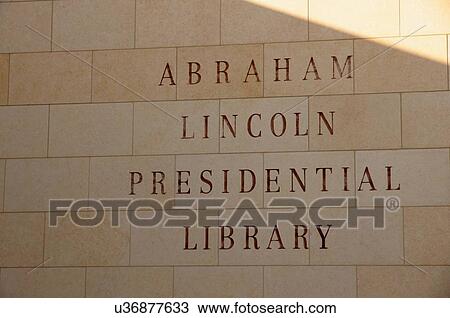 route 66 engraved sign abraham lincoln library View Large Photo Image Stock Image - route 66 engraved sign abraham lincoln library. Fotosearch