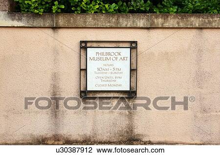 Stock Image -  route 66 entrance sign philbrook museum art ok. Fotosearch