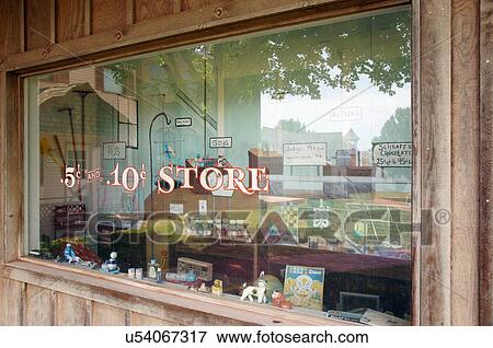 Stock Photo -  route 66 five ten cent store 5and10 510 museum. Fotosearch