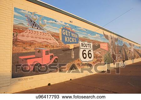 route 66 get kicks sign tucumcari nm new mexico View Large Photo Image Stock Image - route 66 get kicks sign tucumcari nm new mexico. Fotosearch