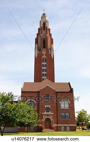Stock Photo -  route 66 gold star building oklahoma city ok. Fotosearch