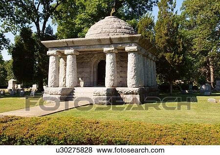 Stock Photo -  route 66 governor john riley tanner tomb il oad. Fotosearch