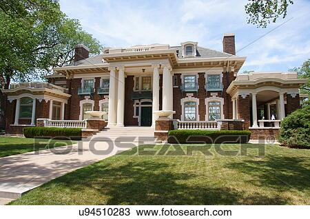 Stock Image -  route 66 harrington house amarillo texas tx 1600. Fotosearch