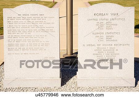 route 66 illinois korean war memorial monument View Large Photo Image Stock Photograph - route 66 illinois korean war memorial monument. Fotosearch