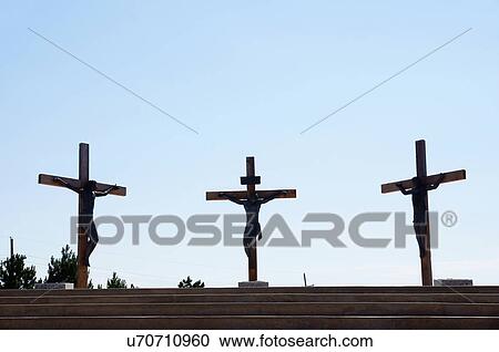 Stock Image -  route 66 jesus cross largest groom texas 150 ft. Fotosearch