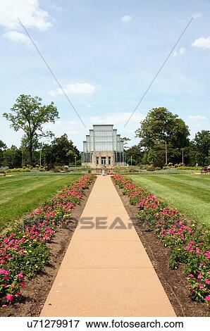 Stock Photo -  route 66 jewel box greenhouse forest park st mo. Fotosearch