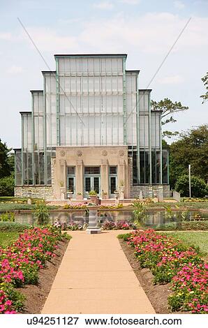 Stock Photo -  route 66 jewel box greenhouse forest park saint. Fotosearch